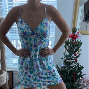 FLORAL SLIP DRESS